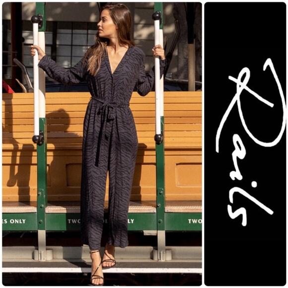 Rails Callan Animal Print Jumpsuit - Picture 1 of 10